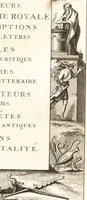 An illustration from Explication de divers monumens singuliers, qui ont rapport a la religion des plus anciens peuples : avec l'examen de la derniere edition des ouvrages de S. Jerôme, & un traité sur l'astrologie judiciaire : ouvrage enrichi de figures en taille-douce (1739)