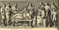 An illustration from Explication de divers monumens singuliers, qui ont rapport a la religion des plus anciens peuples : avec l'examen de la derniere edition des ouvrages de S. Jerôme, & un traité sur l'astrologie judiciaire : ouvrage enrichi de figures en taille-douce (1739)