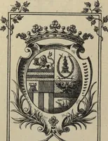 An illustration from Le finezze de pennelli italiani, ammirate e studiate da Girupeno sotta la scorta e disciplina del genio di Raffaello d'Vrbino : con vna curiosa ed' attentissima osseruatione di tutto ciò che facilmente possa riuscire d'vtile e di diletto à chi desidera rendersi perfetto nella teorica e practica della nobil'arte della pittura (1674)