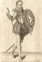 An illustration from La grande chronique ancienne et moderne de Hollande, Zelande, VVest-Frise, Vtrecht, Frise, Overyssel & Groeningen, jusques à la fin de l'an 1600 (1601)