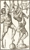 An illustration from Hieronymi Mercurialis Foroliviensis De arte gymnastica libri sex : in quibus exercitationum omnium vetustarum genera, loca, modi, facultates, & quidquid denique ad corporis humani exercitationes pertinet diligenter explicatur (1672)