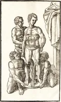 An illustration from Hieronymi Mercurialis Foroliviensis De arte gymnastica libri sex : in quibus exercitationum omnium vetustarum genera, loca, modi, facultates, & quidquid denique ad corporis humani exercitationes pertinet diligenter explicatur (1672)