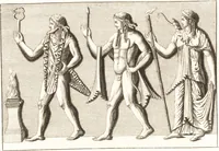 An illustration from Histoire de l'art chez les anciens (1793)