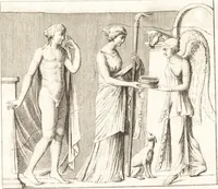 An illustration from Histoire de l'art chez les anciens (1793)