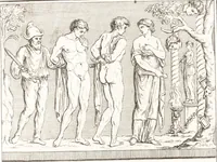 An illustration from Histoire de l'art chez les anciens (1789)