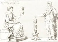 An illustration from Histoire de l'art chez les anciens (1789)