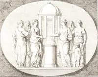 An illustration from Histoire de l'art chez les anciens (1789)