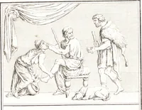 An illustration from Histoire de l'art chez les anciens (1789)