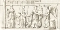 An illustration from Histoire de l'art chez les anciens (1789)