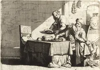 Picture 26 of 89 from Ian vander Veens Zinne-beelden, oft, Adams appel : verciert met seer aerdige const-plaeten : mitsgaders syne oude ende nieuwe ongemeene Bruydt-lofs, ende Zege-zangen (1642), leaf 103