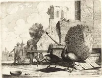 Picture 30 of 89 from Ian vander Veens Zinne-beelden, oft, Adams appel : verciert met seer aerdige const-plaeten : mitsgaders syne oude ende nieuwe ongemeene Bruydt-lofs, ende Zege-zangen (1642), leaf 121