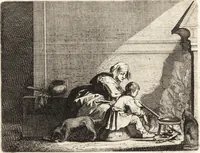 Picture 32 of 89 from Ian vander Veens Zinne-beelden, oft, Adams appel : verciert met seer aerdige const-plaeten : mitsgaders syne oude ende nieuwe ongemeene Bruydt-lofs, ende Zege-zangen (1642), leaf 133