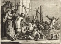 Picture 36 of 89 from Ian vander Veens Zinne-beelden, oft, Adams appel : verciert met seer aerdige const-plaeten : mitsgaders syne oude ende nieuwe ongemeene Bruydt-lofs, ende Zege-zangen (1642), leaf 157