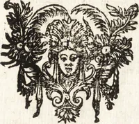 An illustration from Ian vander Veens Zinne-beelden, oft, Adams appel : verciert met seer aerdige const-plaeten : mitsgaders syne oude ende nieuwe ongemeene Bruydt-lofs, ende Zege-zangen (1642)