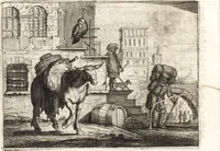 An illustration from Ian vander Veens Zinne-beelden, oft, Adams appel : verciert met seer aerdige const-plaeten : mitsgaders syne oude ende nieuwe ongemeene Bruydt-lofs, ende Zege-zangen (1642)