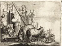 Picture 49 of 89 from Ian vander Veens Zinne-beelden, oft, Adams appel : verciert met seer aerdige const-plaeten : mitsgaders syne oude ende nieuwe ongemeene Bruydt-lofs, ende Zege-zangen (1642), leaf 231