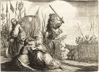 Picture 9 of 89 from Ian vander Veens Zinne-beelden, oft, Adams appel : verciert met seer aerdige const-plaeten : mitsgaders syne oude ende nieuwe ongemeene Bruydt-lofs, ende Zege-zangen (1642), leaf 35