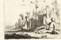 Picture 12 of 89 from Ian vander Veens Zinne-beelden, oft, Adams appel : verciert met seer aerdige const-plaeten : mitsgaders syne oude ende nieuwe ongemeene Bruydt-lofs, ende Zege-zangen (1642), leaf 47