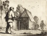 An illustration from Ian vander Veens Zinne-beelden, oft, Adams appel : verciert met seer aerdige const-plaeten : mitsgaders syne oude ende nieuwe ongemeene Bruydt-lofs, ende Zege-zangen (1642)