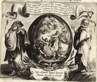 Picture 1 of 89 from Ian vander Veens Zinne-beelden, oft, Adams appel : verciert met seer aerdige const-plaeten : mitsgaders syne oude ende nieuwe ongemeene Bruydt-lofs, ende Zege-zangen (1642), leaf 8