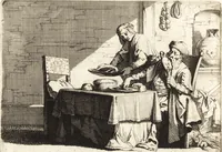 Picture 24 of 84 from Ian vander Veens Zinne-beelden, oft, Adams appel : verciert met seer aerdige const-plaeten : mitsgaders syne oude ende nieuwe ongemeene Bruydt-lofs, ende Zege-zangen (1642), leaf 105