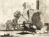 Picture 27 of 84 from Ian vander Veens Zinne-beelden, oft, Adams appel : verciert met seer aerdige const-plaeten : mitsgaders syne oude ende nieuwe ongemeene Bruydt-lofs, ende Zege-zangen (1642), leaf 123