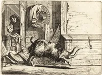 Picture 36 of 84 from Ian vander Veens Zinne-beelden, oft, Adams appel : verciert met seer aerdige const-plaeten : mitsgaders syne oude ende nieuwe ongemeene Bruydt-lofs, ende Zege-zangen (1642), leaf 177