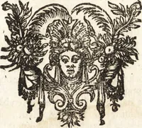An illustration from Ian vander Veens Zinne-beelden, oft, Adams appel : verciert met seer aerdige const-plaeten : mitsgaders syne oude ende nieuwe ongemeene Bruydt-lofs, ende Zege-zangen (1642)