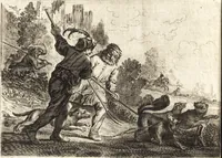 Picture 50 of 84 from Ian vander Veens Zinne-beelden, oft, Adams appel : verciert met seer aerdige const-plaeten : mitsgaders syne oude ende nieuwe ongemeene Bruydt-lofs, ende Zege-zangen (1642), leaf 263