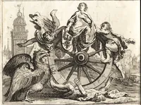 Picture 7 of 84 from Ian vander Veens Zinne-beelden, oft, Adams appel : verciert met seer aerdige const-plaeten : mitsgaders syne oude ende nieuwe ongemeene Bruydt-lofs, ende Zege-zangen (1642), leaf 33