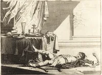 Picture 15 of 84 from Ian vander Veens Zinne-beelden, oft, Adams appel : verciert met seer aerdige const-plaeten : mitsgaders syne oude ende nieuwe ongemeene Bruydt-lofs, ende Zege-zangen (1642), leaf 65
