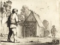 Picture 19 of 84 from Ian vander Veens Zinne-beelden, oft, Adams appel : verciert met seer aerdige const-plaeten : mitsgaders syne oude ende nieuwe ongemeene Bruydt-lofs, ende Zege-zangen (1642), leaf 81