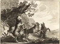 An illustration from Ian vander Veens Zinne-beelden, oft, Adams appel : verciert met seer aerdige const-plaeten : mitsgaders syne oude ende nieuwe ongemeene Bruydt-lofs, ende Zege-zangen (1642)