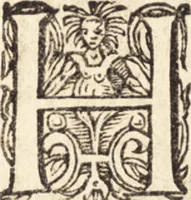 An illustration from Icones qvinqvaginta virorvm illustrium, doctrina & eruditione praestantium (1597)