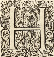 An illustration from Icones qvinqvaginta virorvm illustrium, doctrina & eruditione praestantium (1597)