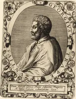 An illustration from Icones qvinqvaginta virorvm illustrium, doctrina & eruditione praestantium (1597)
