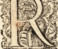 An illustration from Icones qvinqvaginta virorvm illustrium, doctrina & eruditione praestantium (1597)