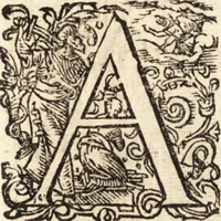 An illustration from Icones qvinqvaginta virorvm illustrium, doctrina & eruditione praestantium (1597)
