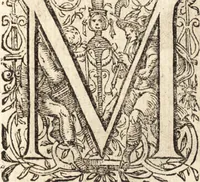 An illustration from Icones qvinqvaginta virorvm illustrium, doctrina & eruditione praestantium (1597)