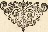 An illustration from Icones qvinqvaginta virorvm illustrium, doctrina & eruditione praestantium (1597)