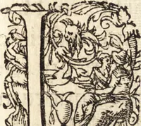 An illustration from Icones qvinqvaginta virorvm illustrium, doctrina & eruditione praestantium (1597)