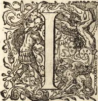 An illustration from Icones qvinqvaginta virorvm illustrium, doctrina & eruditione praestantium (1597)