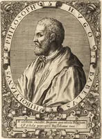 An illustration from Icones qvinqvaginta virorvm illustrium, doctrina & eruditione praestantium (1597)