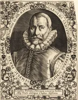 An illustration from Icones qvinqvaginta virorvm illustrium, doctrina & eruditione praestantium (1597)