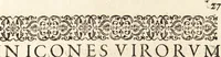 An illustration from Icones qvinqvaginta virorvm illustrium, doctrina & eruditione praestantium (1597)