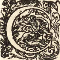 An illustration from Icones qvinqvaginta virorvm illustrium, doctrina & eruditione praestantium (1597)