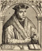 An illustration from Icones qvinqvaginta virorvm illustrium, doctrina & eruditione praestantium (1597)