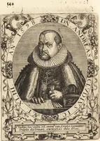 An illustration from Icones qvinqvaginta virorvm illustrium, doctrina & eruditione praestantium (1597)