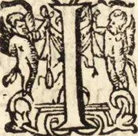 An illustration from Icones qvinqvaginta virorvm illustrium, doctrina & eruditione praestantium (1597)