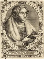 An illustration from Icones qvinqvaginta virorvm illustrium, doctrina & eruditione praestantium (1597)